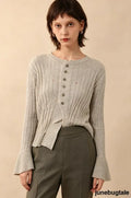 Soft Cropped Open Front Knit Top - Yellow / One Size
